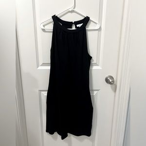 Black cotton dress